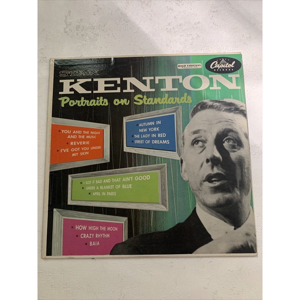 Stan Kenton Portraits on Standards Record Album Vinyl LP